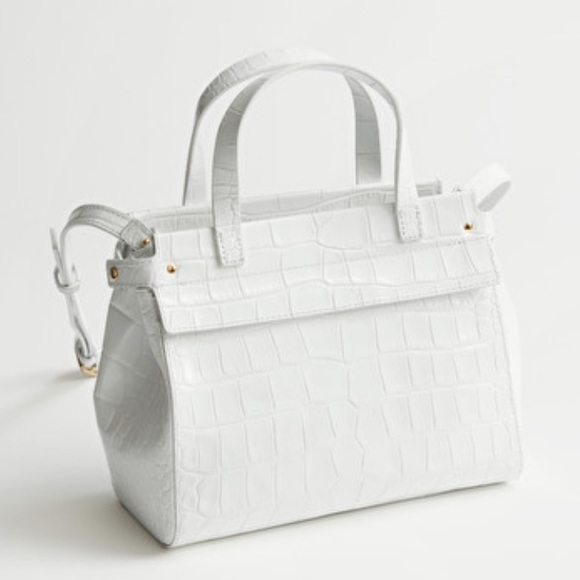 & Other Stories NWT Croc Embossed Leather Purse - Picture 2 of 11